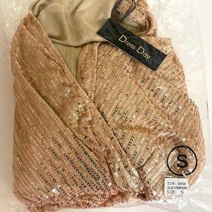 Romper champagne perfect for a special night